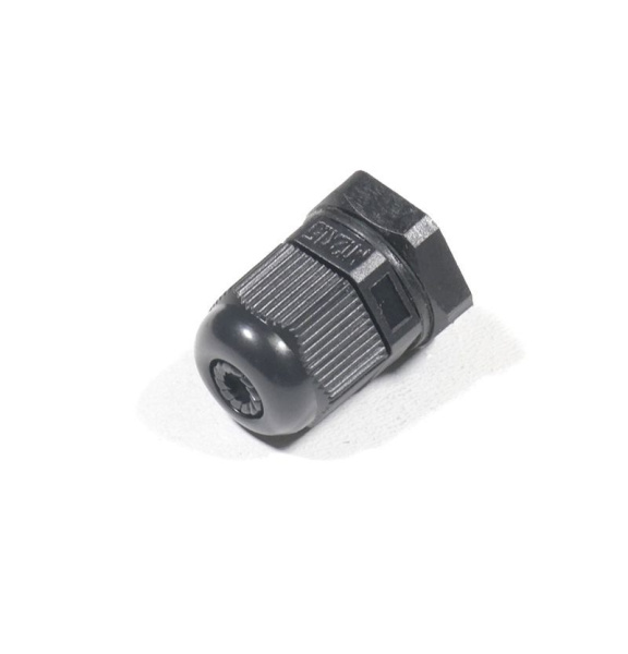 ЗЭТАРУС Сальник MG 12 пластик (3-6,5 мм) IP68 черный zeta30870