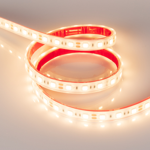 Купить Arlight Светодиодная лента герметичная RTW-PFS-B60-13mm 12V Warm3000 (14.4 W/m, IP68, 5060, 5m) (-) 034033