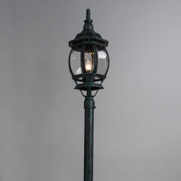 Купить Arte Lamp Atlanta Медь/Белый Светильник уличный наземный 1x75W E27 A1046PA-1BG