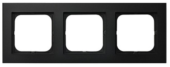 Ospel Sonata Черный металлик Рамка 3-ая R-3R/33