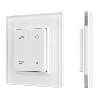 Arlight Панель SMART-P49-MIX-G-SUF (3V, 1 зона, Knob, 2.4G) (Пластик) 032985