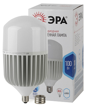 ЭРА Лампа светодиодная STD LED POWER T160-100W-4000-E27/E40 Е27 / Е40 100 Вт колокол нейтральный белый свет