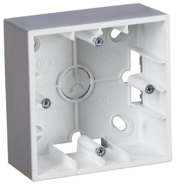 Simon 15 Алюминий Коробка 1-ая для наружного монтажа 1590751-033