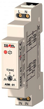 Zamel Таймер лестничный 10с-10мин 16А IP20 на DIN рейку ASM-01