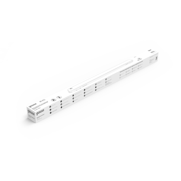 Купить Gauss Светильник IP65 LED ССП-176 EVO IP65 1200*76*66 36W 3960lm 6500K с БАП на 1ч, 1/12 864425336A