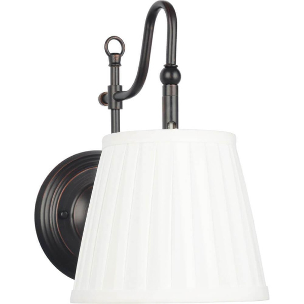 Lussole S.R.L Металл Черный /  Ткань Светильник настенный E14 GRLSL-2901-01 Lussole S.R.L Металл Черный /  Ткань Светильник настенный E14 GRLSL-2901-01