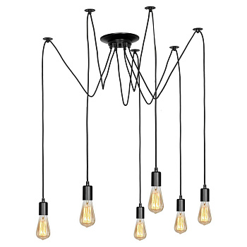 Lussole Комплект GRLSP-8172 (Светильник LSP-8172, 5526 Лампа светодиодная 6W E27 6 шт.)