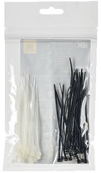 IEK Набор хомутов 2,5х100 (25б. 25ч) (50шт/упак)