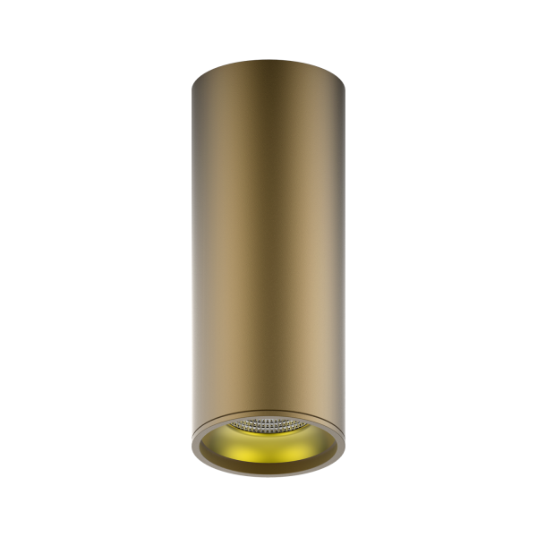 Купить Gauss Светильник Overhead накл цил 12W 900lm 3000K 170-240V IP20 79*200мм кофе золото LED HD002