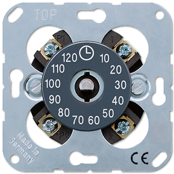 JUNG Мех Таймер 1-полюсный макс. 120 мин., 16АХ, 250В АС 11120-20