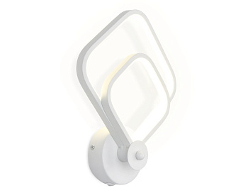 Ambrella Настенный светодиодный светильник с выключателем FL420 WH белый LED 4200K 20W 280*220*80