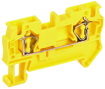 IEK Клемма пружинная КПИ 2в-4 41А желтый