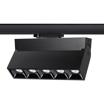 Novotech 358326 NT19 000 черный Трехфазный трековый свтильник IP33 LED 4000К 25W 110-265V EOS