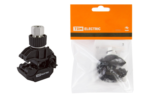 TDM Зажим герметичный ответвительный прокалывающий ЗГОП 16-95/1,5-10 (P6, P616) рознич. упак. SQ0412-1001