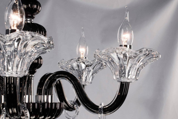 Купить Citilux CL351153 Ирида Черн+Прозр Светильник Люстра