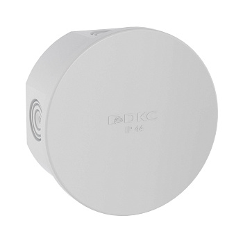 DKC Коробка ответвит. с 4 кабельными вводами д.20мм, IP44, д.80х40мм (розница)