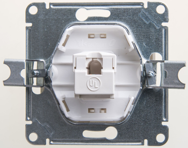 Купить Systeme Electric Glossa Перламутр Розетка компьютерная RJ45 кат.5E