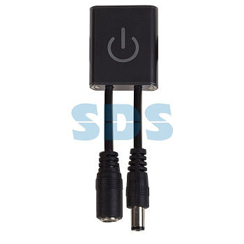 LAMPER Сенсорный LED выключатель для светодиодной ленты, 5,5*2,1 мм, 12/24 В, 36/72 Вт, 3 А 143-105-3