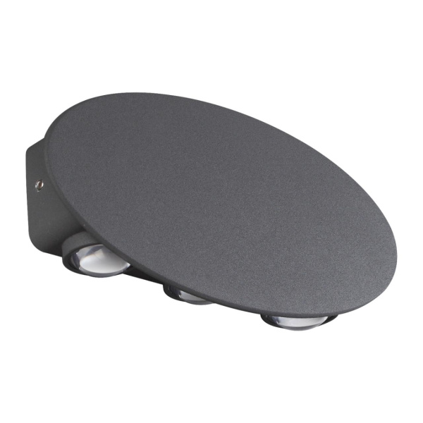 Novotech 358563 STREET NT21 000 темно-серый Ландшафтный настенный светильник IP54 LED 4000K 6W 85-265V CALLE