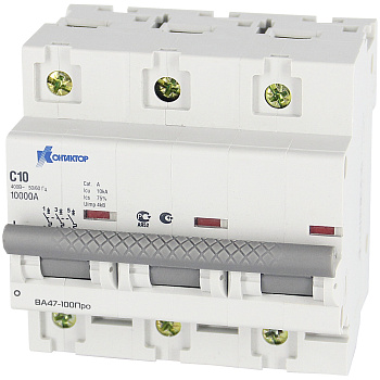 Контактор (Legrand) ВА47-100Про, 3P, 80A, Icu-10kA, х-ка С