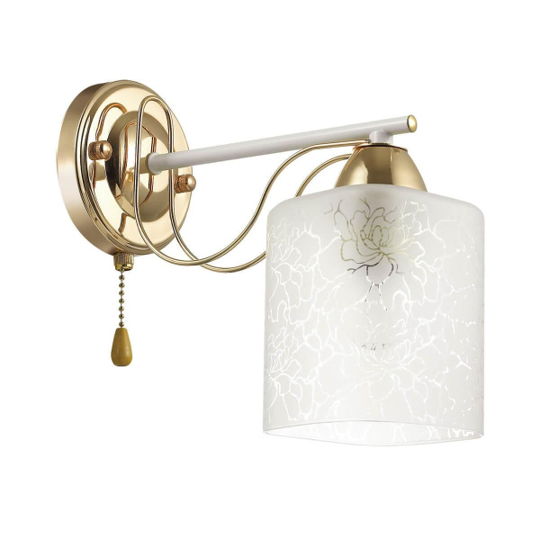 Купить Lumion 3508/1W LN18 178 белый/зол.патина Бра E27 60W 220V OPICUS