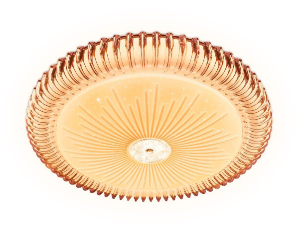 Купить Ambrella Потолочный светодиодный светильник с пультом FF95 WH белый 48W 3000K/4200K/6400K D390*60 (ПДУ ИК)