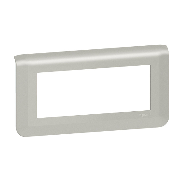 Купить Legrand Mosaiс Рамка - Программа Mosaic - 5 модулей - алюминий 079315L