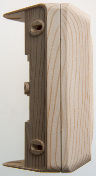 Купить Systeme Electric Этюд наруж Сосна Розетка 2-ая угловая с/з со шторками 16А 250B