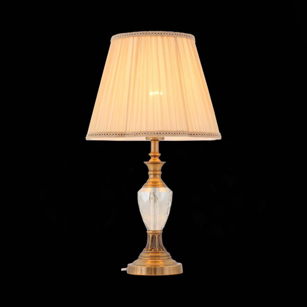 ST LUCE SL965.704.01 Настольная лампа  Медный/Бежевый E27 1*60W Купить ST LUCE SL965.704.01 Настольная лампа  Медный/Бежевый E27 1*60W