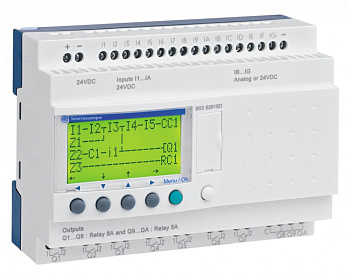 SE Zelio Logic Интеллектуальное реле 26 I/O 24V (DC) SR3B261BD