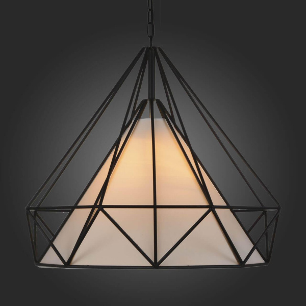 Купить ST LUCE SL233.403.01 Светильник подвесной  Черный/Черный, Белый E27 1*60W