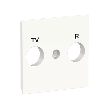 SE Unica New Бел Панель лицевая TV/FM розетки NU944018