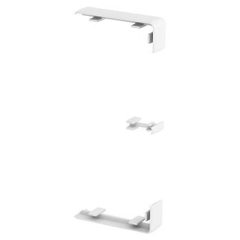 OBO Bettermann Соединитель для кабель-канала Rapid 45-2, 53x130 мм, ПВХ, белый 6113210