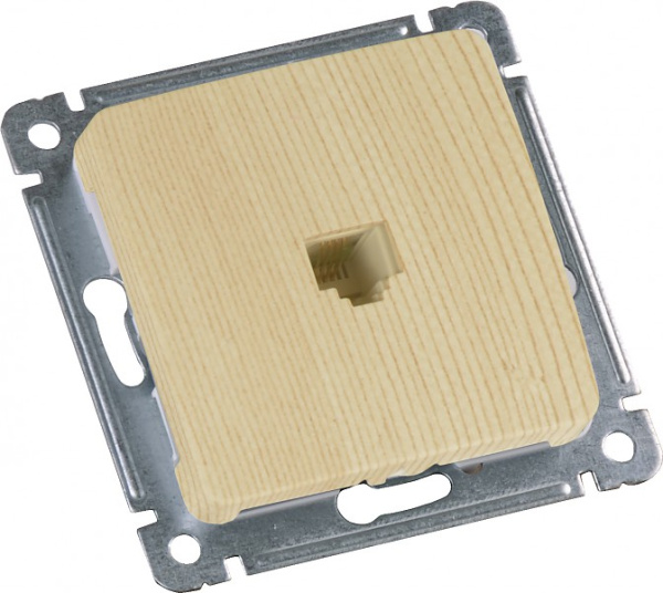 Hegel Мастер внутр Сосна РСК-400-02 Розетка компьютерная, механизм