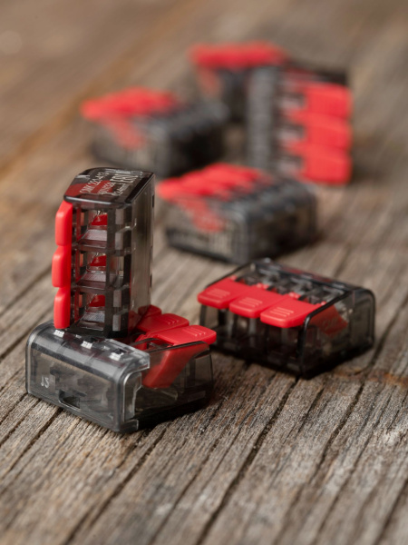 Купить EKF PROxima Клемма СМК 221-413 3 отверстия 0.2-4.0 мм2 (100шт.)