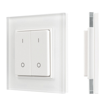 Arlight Панель SMART-P47-DIM-G-SUF (3V, 2 зоны, Knob, 2.4G) (Пластик) 032984