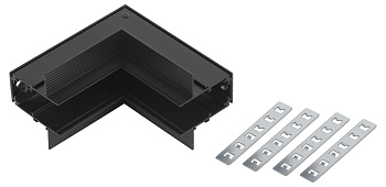 ЭРА Коннектор TRM-R20-CI-B угловой внутренний для встраиваемого магнитного шинопровода NOVA TRM-R20 черный
