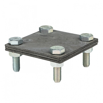 EKF PROxima Зажим полоса 40 - полоса 40 (3 пластины 70х70мм) HZ