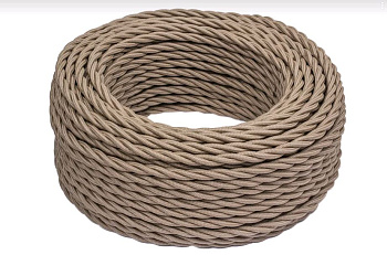 BIRONI Капучино матовый Витой провод 3*1,5 150м B1-434-716-150