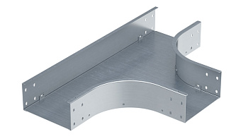 DKC Ответвитель Т-образный 50х50, 1,2 мм, цинк-ламель, в комплекте с крепежными элементами и соединительными пластинами, необходимымидля монтажа