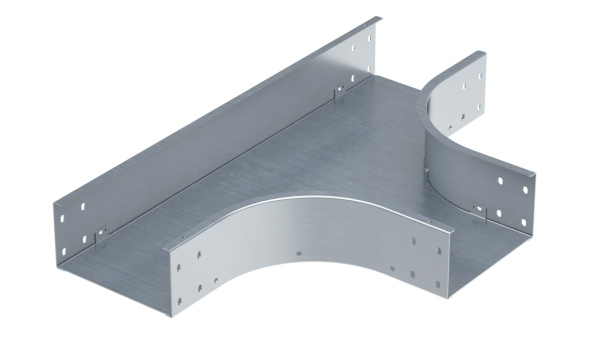 DKC Ответвитель Т-образный 50х50, 1,2 мм, цинк-ламель, в комплекте с крепежными элементами и соединительными пластинами, необходимымидля монтажа
