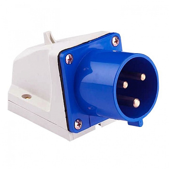 EKF PROxima Вилка стационарная 513 2Р+РЕ 16А 220В IP44