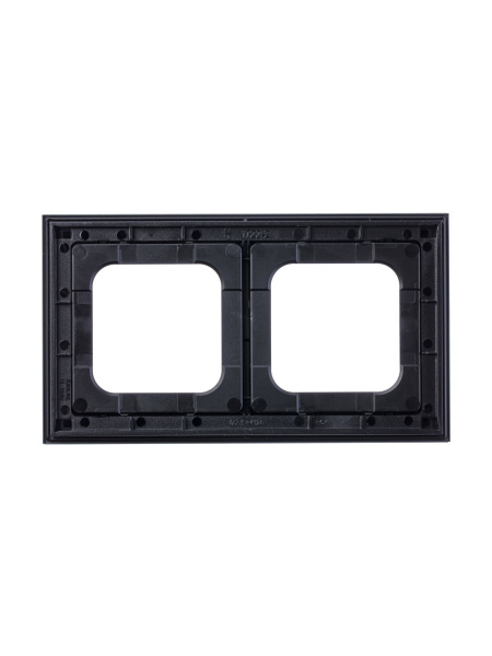 Купить ABB Axcent металл/платина Рамка 2-постовая 2CKA001754A4689