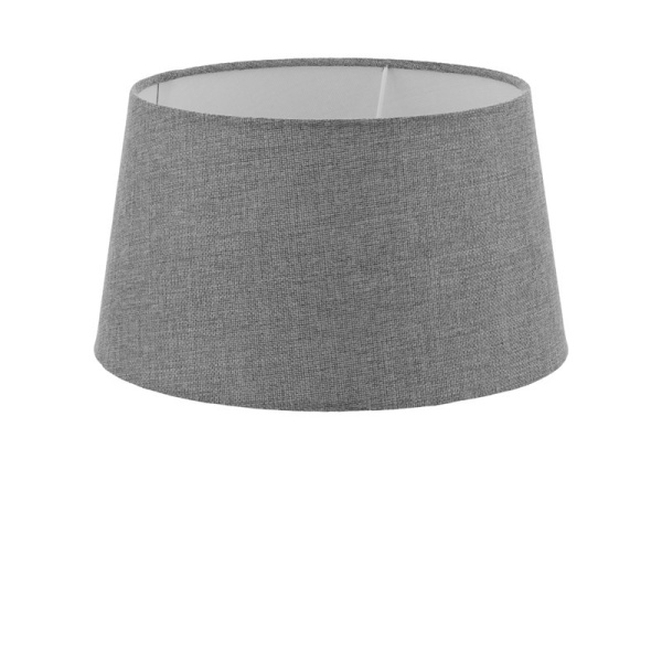 Купить Eglo 49658 Абажур 1+1VINTAGE, 1х60W(E27), Ø300, H165, текстиль, лен, серый