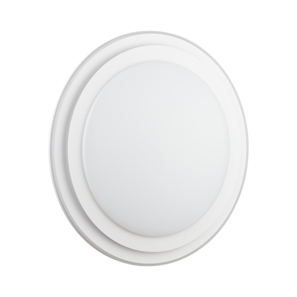 Sonex 7617/DL PALE SN 040 Светильник пластик/белый LED 48Вт c ДУ 3000-6000К D410 IP43 пульт ДУ SETTA