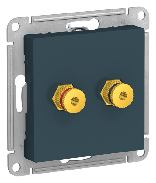 Купить Systeme Electric AtlasDesign Изумруд Аудиорозетка двухместная