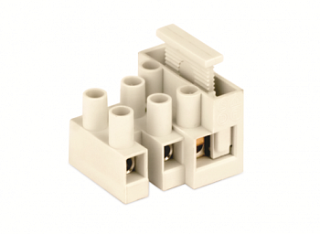 DKC Клемма с держателем плавких вставок (6 х 30) 6,3A 3пол. под жилы сечением 2.5/4кв.мм