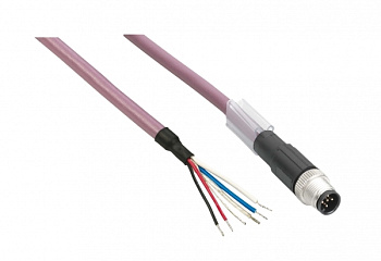 SE Кабель для соед. питания ИП-ТМ7, прямой М8 Female-без разъема, 25м TCSXCNDFNX25V
