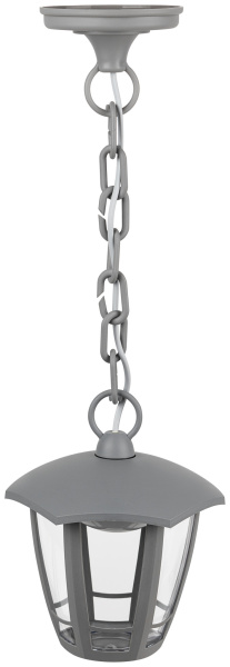 ЭРА Садово-парковый светильник ДСУ 07-8-002 У1 «Марсель 1» серый 8Вт светодиодный подвесной Б0057522