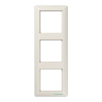 JUNG AS 500 Бежевая Рамка 3-ая антибактериальная ABAS583